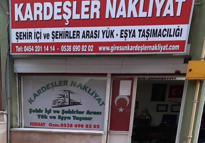 Giresun Kardeşler Nakliyat - Giresun Evden Eve Nakliyat - Giresun Ev ve İşyeri Taşımacılığı - Giresun Şehir İçi ve Şehirler Arası Taşımacılık